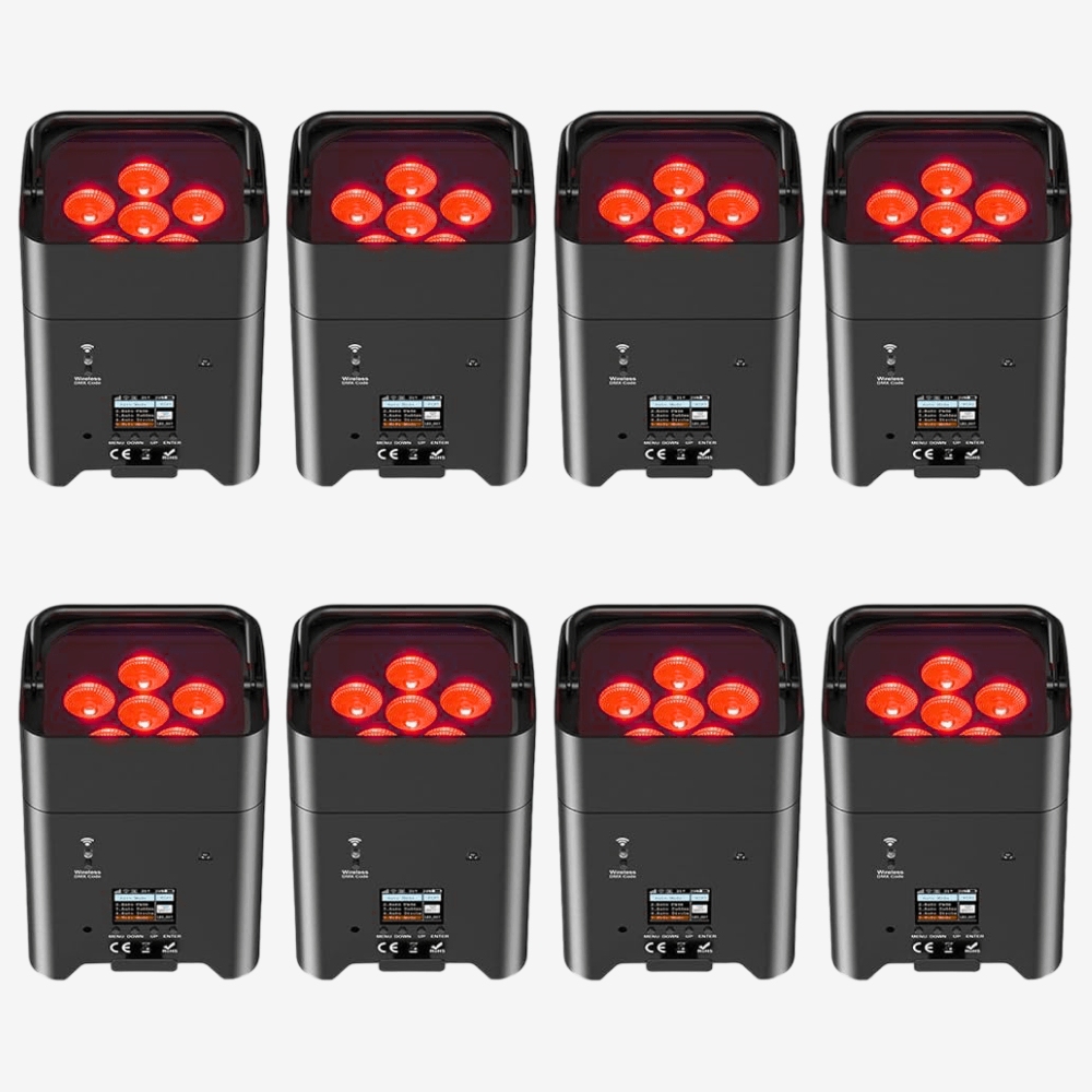8 LEDs sur batterie